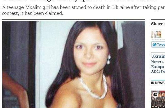 Omorata cu pietre, dupa ce a participat la un concurs de Miss