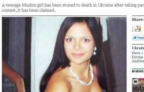 Omorata cu pietre, dupa ce a participat la un concurs de Miss