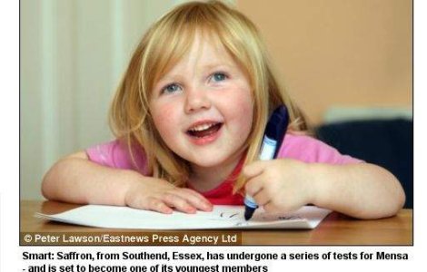 O pustoaica din SUA, geniu la trei ani