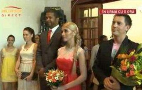  Video  Cabral si Andreea Patrascu s-au cununat civil