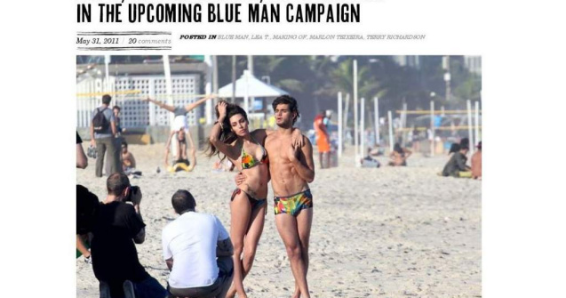 Transexualul model Lea T a pozat in costum de baie