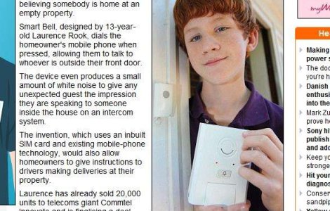 Soneria care pacaleste hotii, inventata de un pusti