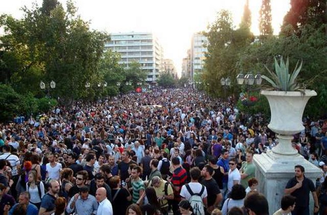 50.000 de oameni au protestat pe strazile din Atena