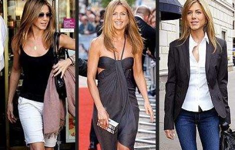 Jennifer Aniston, un deceniu de frumusete