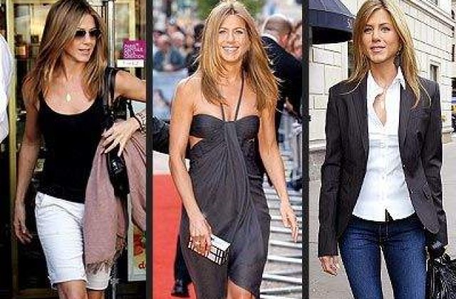 Jennifer Aniston, un deceniu de frumusete