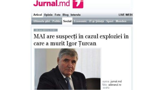 Politia din Chisinau are mai multi suspecti in cazul exploziei