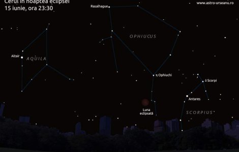  Video  O eclipsa totala coloreaza Luna in rosu