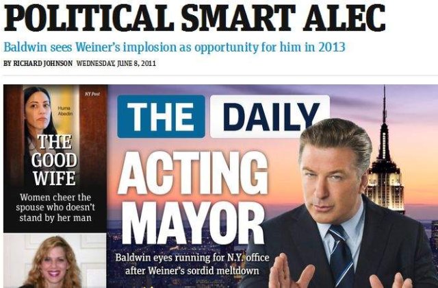 Alec Baldwin candideaza la primaria New York-ului