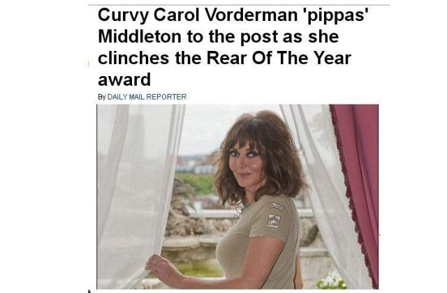 [FOTO] Cine e posesoarea &#39;Posteriorului anului`?