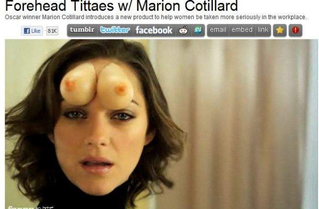 Sanii pentru frunte sau "Uita-te in ochii mei, nu in decolteu" !