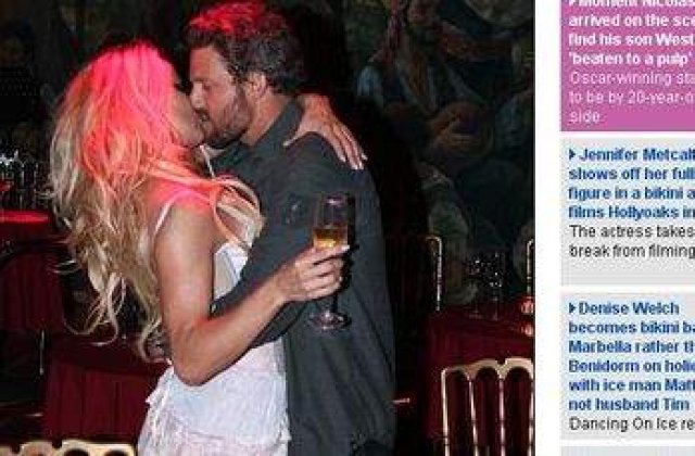 Pamela Anderson isi face de cap cu noul iubit