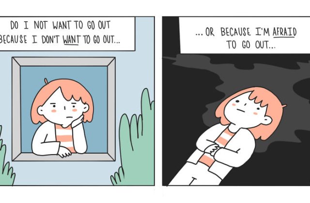 10 ilustratii care descriu perfect starile de anxietate si depresia