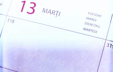  Top  Marti - trei ceasuri rele, 13 - zi cu ghinion? 7 superstitii legate de acesta zi