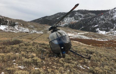 Elicopter prabusit din cauza unui animal, in SUA