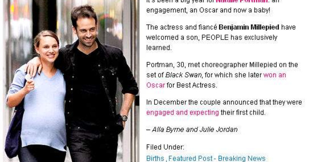 Natalie Portman e mamica!