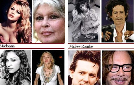  Top  10 celebritati care au imbatranit URAT