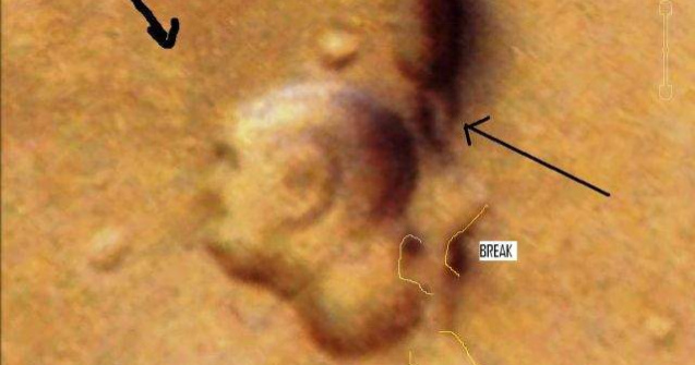 Mahatma Gandhi a aparut pe suprafata Planetei Marte