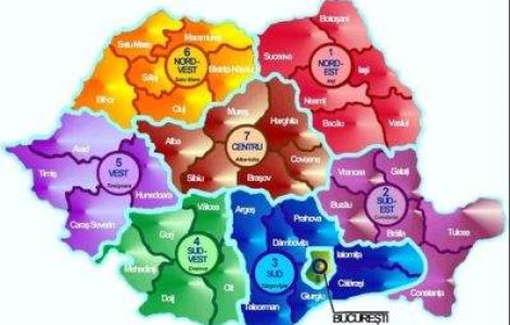 Reorganizarea propusa de UDMR in 16 regiuni falimenteaza Romania