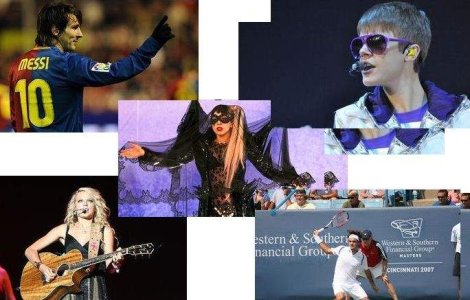  Top  Cel mai bine platite celebritati sub 30 de ani