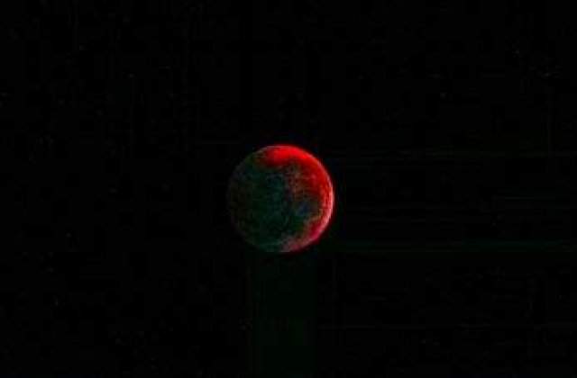 [VIDEO] Eclipsa totala de Luna imiercuri noapte