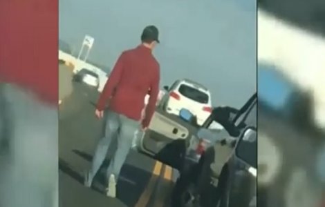 Razbunare cu final neasteptat, dupa o sicanare in trafic. VIDEO