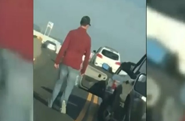 Razbunare cu final neasteptat, dupa o sicanare in trafic. VIDEO