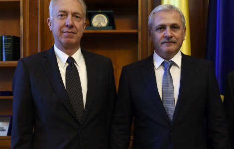 Dragnea l-a primit pe Hans Klemm in biroul sau. Despre ce vor discuta cei doi