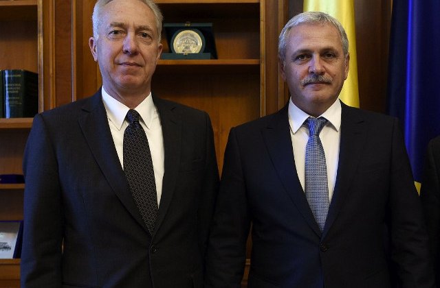 Dragnea l-a primit pe Hans Klemm in biroul sau. Despre ce vor discuta cei doi