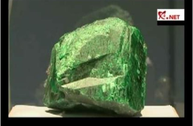 [VIDEO] Cel mai mare smarald din lume expus in Columbia
