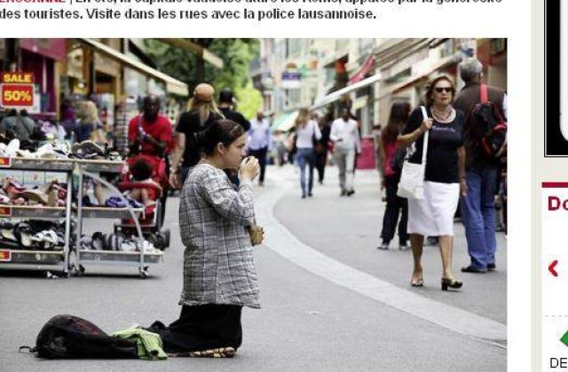 Cersetorii romi iau cu asalt Elvetia