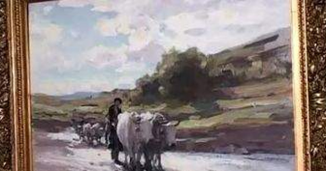 Un "Car cu boi" de Grigorescu, licitat in Londra