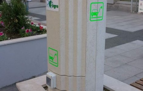 Cum arata prima statie de incarcare a masinilor electrice din Romania