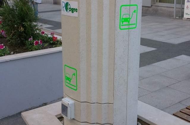 Cum arata prima statie de incarcare a masinilor electrice din Romania