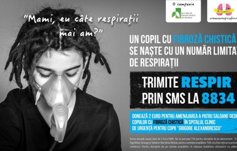 In Romania, bolnavii de fibroza chistica traiesc cu aproximativ 20 ani mai putin decat media europeana