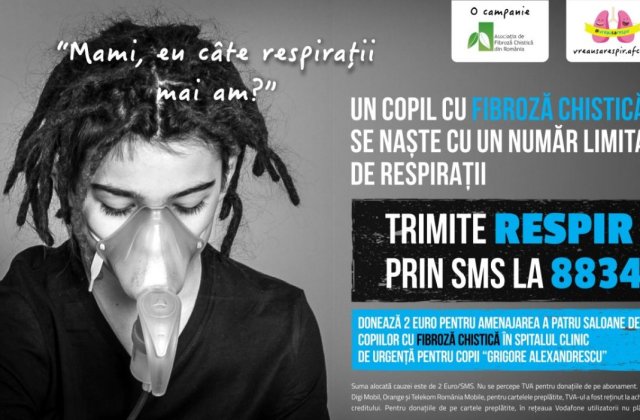 In Romania, bolnavii de fibroza chistica traiesc cu aproximativ 20 ani mai putin decat media europeana