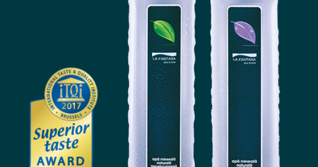 Apa minerala naturala La Fantana, premiata pentru gust!