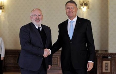 Frans Timmermans: Pentru numele lui Dumnezeu, nu incepeti sa alergati inapoi! / VIDEO