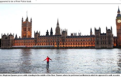  Video/foto  Omul care merge pe apa