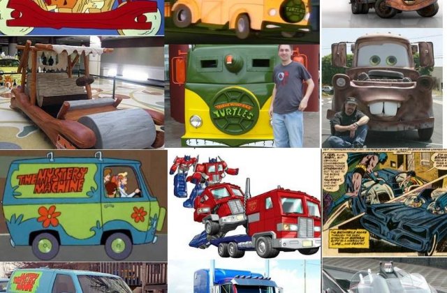 10 masini inspirate din desene animate