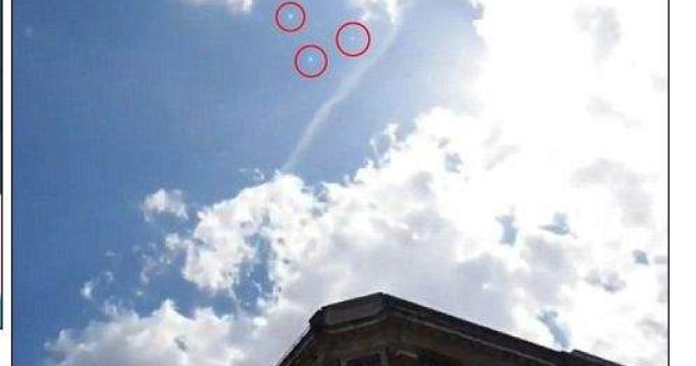  Video  Cateva lumini misterioase au survolat Londra