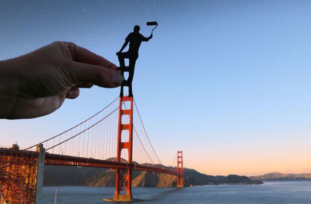 TOP 10 peisaje banale transformate cu o bucatica de hartie