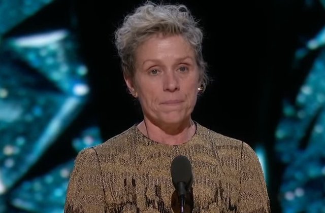 Oscarul pentru cea mai buna actrita in rol principal, primit de Frances McDormand, a fost furat/ VIDEO