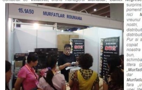 Chinezii copiaza branduri romanesti