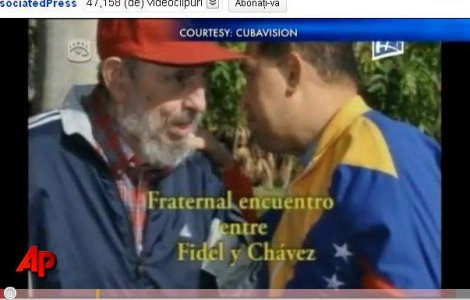  Video  Primele imagini cu Hugo Chavez dupa operatie