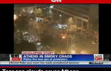  Live  Austeritatea provoaca haos la Atena