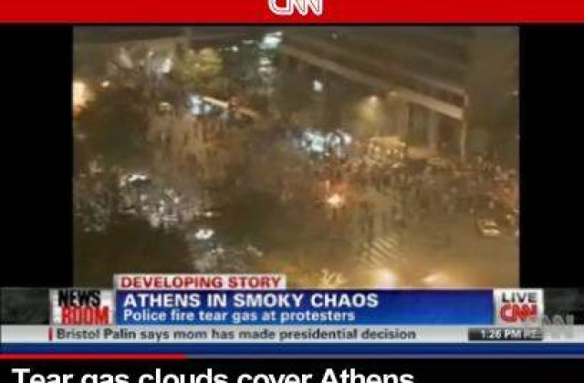 [LIVE] Austeritatea provoaca haos la Atena