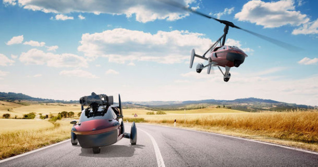 Prima masina zburatoare de serie a fost lansata oficial: Pal-V Liberty costa 300.000 de euro si poate calatori 500 de kilometri prin aer