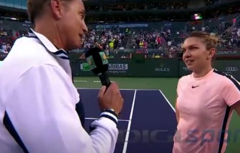 Halep, prima reactie dupa meciul cu Dolehide: Am avut ceva probleme