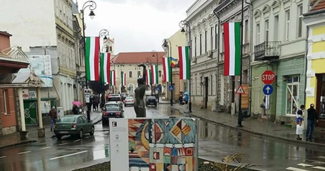 Primaria din Sfantu Gheorghe, somata sa arboreze si drapelul Romaniei, nu doar pe cel al Ungariei