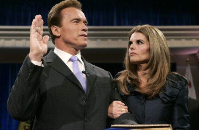 Schwarzenegger si sotia sa vor imparti 400 milioane de dolari